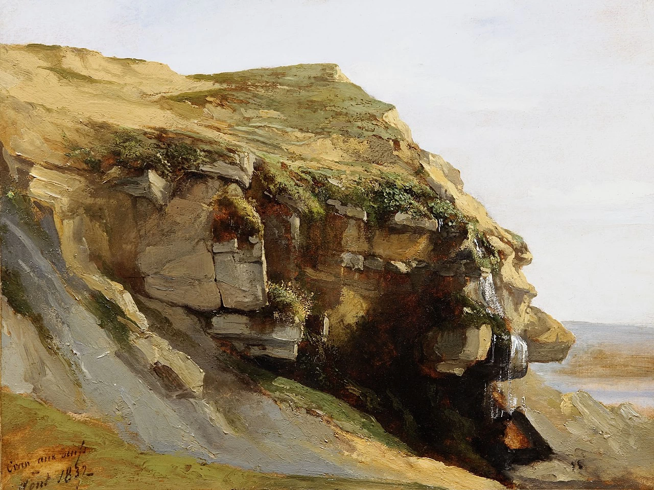 Rocce di Cran aux Œufs vicino a Calais, 1832 - Fondation Custodia, Paris